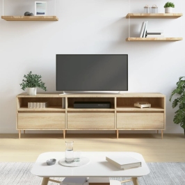 Tv Skapītis, Ozolkoka Krāsa, 150X30X44,5 Cm, Inženierijas Koks Vidaxl