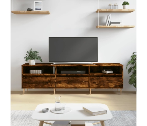 Tv Skapītis, Ozolkoka Krāsa, 150X30X44,5 Cm, Inženierijas Koks Vidaxl