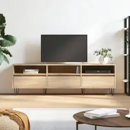 Tv Skapītis, Ozolkoka Krāsa, 150X30X44,5 Cm, Inženierijas Koks Vidaxl