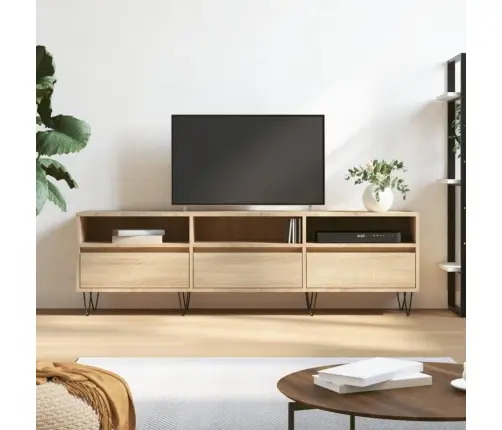 Tv Skapītis, Ozolkoka Krāsa, 150X30X44,5 Cm, Inženierijas Koks Vidaxl