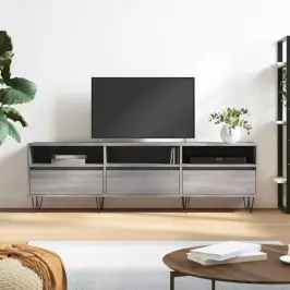 Tv Skapītis, Pelēcīga Ozolkoka, 150X30X44,5 Cm Vidaxl