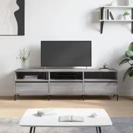 Tv Skapītis, Pelēcīga Ozolkoka, 150X30X44,5 Cm Vidaxl