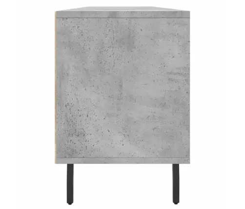 Tv Skapītis, Betona Pelēks, 150X30X44,5 Cm, Inženierijas Koks Vidaxl