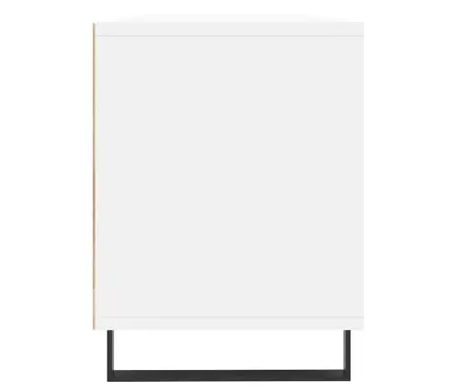 Telerikapp, Valge, 150 X 30 X 44,5 cm Tehispuit