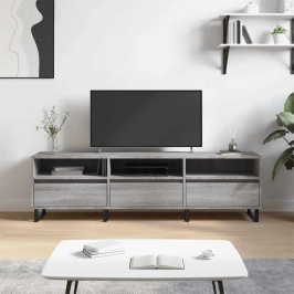 Tv Skapītis, Pelēcīga Ozolkoka, 150X30X44,5 Cm Vidaxl