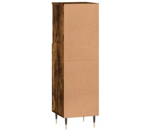 Vannitoakapp, Suitsutatud Tamm, 30 X 30 X 100 cm Tehispuit