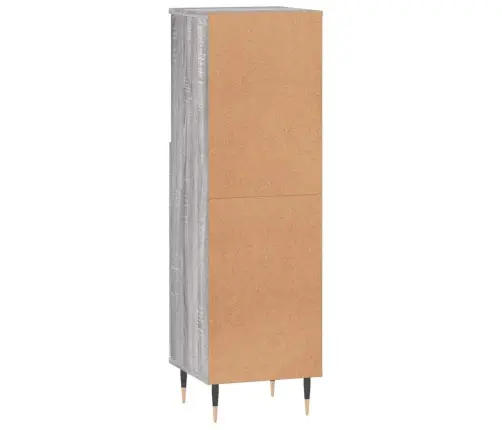 Vannitoakapp, Hall Sonoma Tamm, 30 X 30 X 100 cm Tehispuit Vannitoakapp, Hall Sonoma Tamm, 30 X 30 X 100 cm Tehispuit