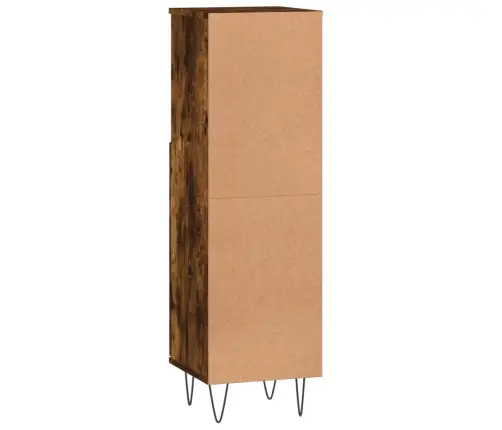 Vannitoakapp, Suitsutatud Tamm, 30 X 30 X 100 cm Tehispuit Vannitoakapp, Suitsutatud Tamm, 30 X 30 X 100 cm Tehispuit