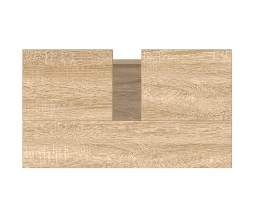 Vannasistabas Skapītis, Ozola, 58X33X60 Cm, Inženierijas Koks Vidaxl