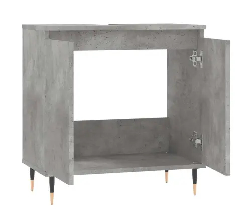 Vannitoakapp, Betoonhall, 58 X 33 X 60 cm Tehispuit