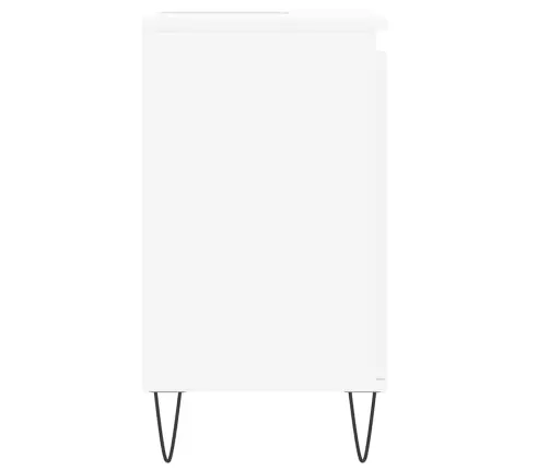 Vannasistabas Skapītis, Balts, 58X33X60 Cm, Inženierijas Koks Vidaxl