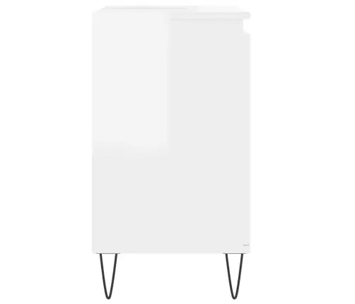 Vannitoakapp, Kõrgläikega Valge, 58 X 33 X 60 cm Tehispuit