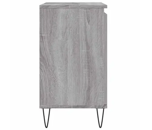 Vannasistabas Skapītis, 58X33X60 Cm, Inženierijas Koks, Pelēks Vidaxl