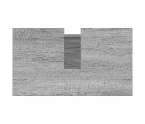 Vannasistabas Skapītis, 58X33X60 Cm, Inženierijas Koks, Pelēks Vidaxl