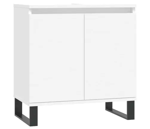 Vannasistabas Skapītis, Balts, 58X33X60 Cm, Inženierijas Koks Vidaxl Vannasistabas Skapītis, Balts, 58X33X60 Cm, Inženierijas Koks Vidaxl