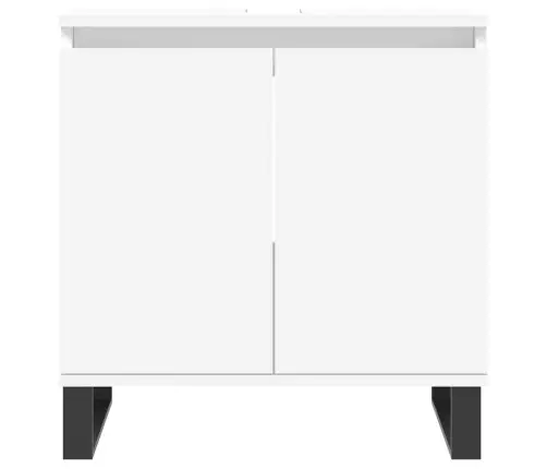 Vannasistabas Skapītis, Balts, 58X33X60 Cm, Inženierijas Koks Vidaxl Vannasistabas Skapītis, Balts, 58X33X60 Cm, Inženierijas Koks Vidaxl