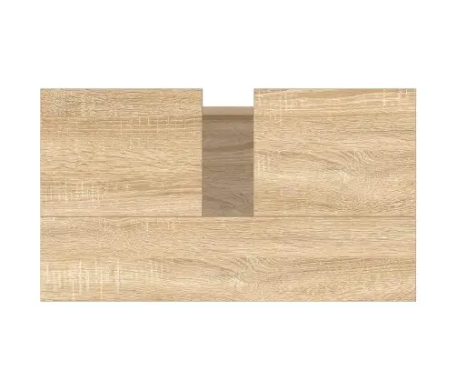 Vonios Kambario Spintelė, Ąžuolo, 58X33X60cm Apdirbta Mediena