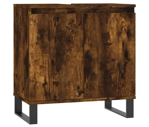 Vannasistabas Skapītis, Ozola, 58X33X60 Cm, Inženierijas Koks Vidaxl