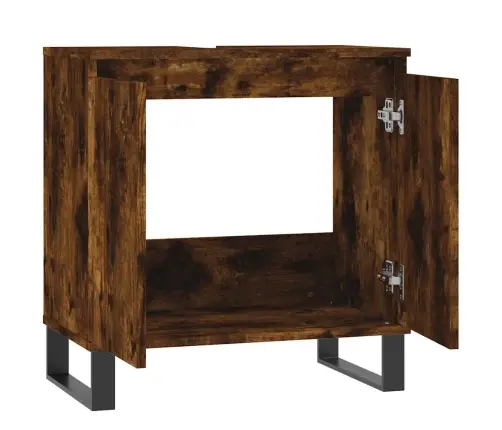 Vannasistabas Skapītis, Ozola, 58X33X60 Cm, Inženierijas Koks Vidaxl