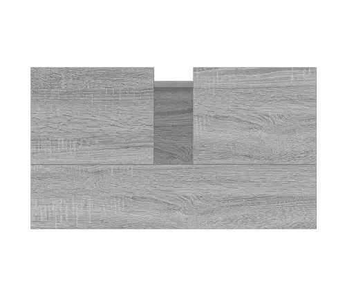 Vannitoakapp, Hall Sonoma Tamm, 58 X 33 X 60 cm Tehispuit