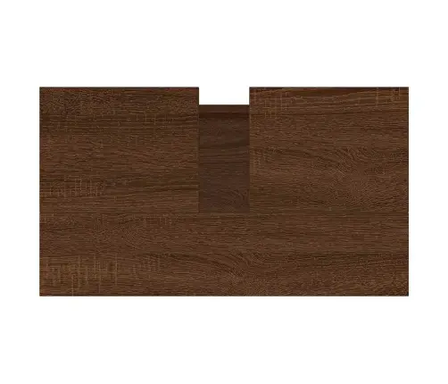 Vannasistabas Skapītis, 58X33X60Cm, Inženierijas Koks, Ozolkoka Vidaxl