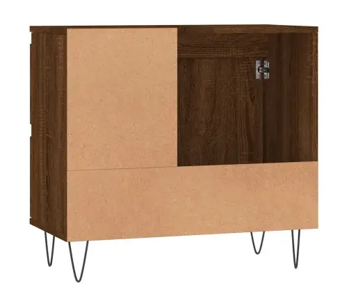 Vannasistabas Skapītis, Ozola, 65X33X60 Cm, Inženierijas Koks Vidaxl