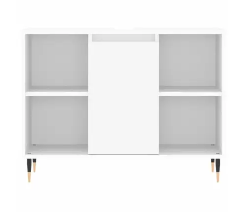 Vannasistabas Skapītis, 80X33X60 Cm, Inženierijas Koks, Balts Vidaxl