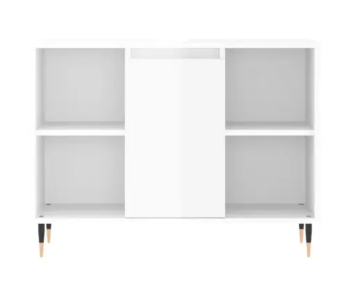 Vannasistabas Skapītis, Balts, 80X33X60 Cm, Inženierijas Koks Vidaxl