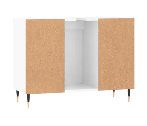 Vannasistabas Skapītis, Balts, 80X33X60 Cm, Inženierijas Koks Vidaxl