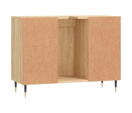 Vonios Kambario Spintelė, Sonoma Ąžuolo, 80X33X60cm Mediena