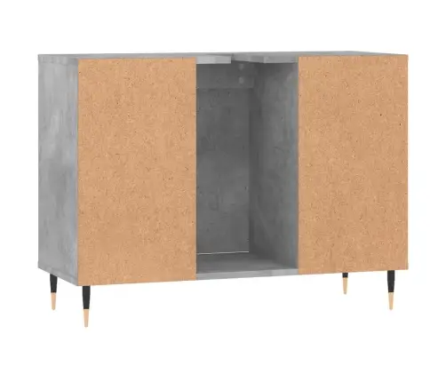 Vannitoakapp, Betoonhall, 80 X 33 X 60 cm Tehispuit