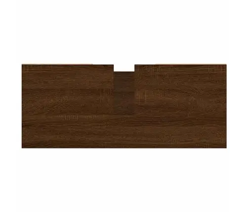 Vannasistabas Skapītis, Ozola, 80X33X60 Cm, Inženierijas Koks Vidaxl