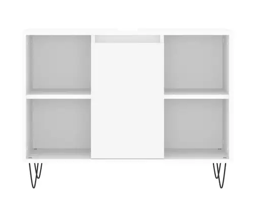 Vannasistabas Skapītis, 80X33X60 Cm, Inženierijas Koks, Balts Vidaxl