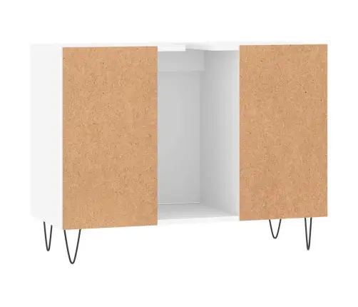 Vannasistabas Skapītis, 80X33X60 Cm, Inženierijas Koks, Balts Vidaxl