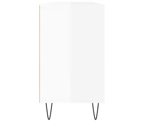 Vannitoakapp, Kõrgläikega Valge, 80 X 33 X 60 cm Tehispuit