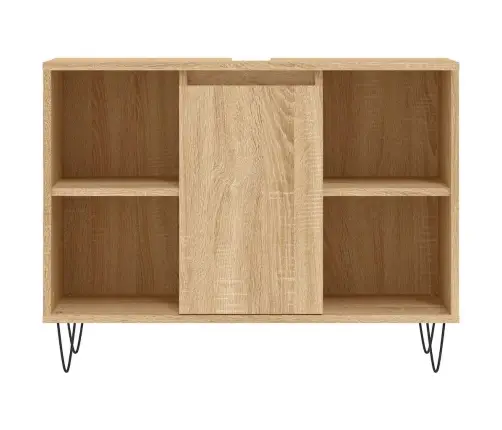 Vannitoakapp, Sonoma Tamm, 80 X 33 X 60 cm Tehispuit