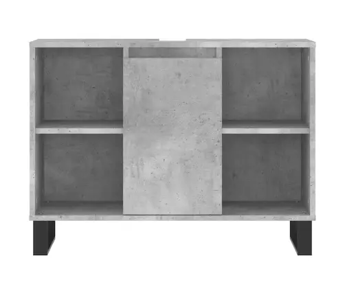 Vonios Kambario Spintelė, Betono Pilka, 80X33X60cm Mediena