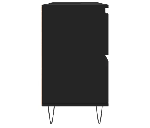 Vannitoakapp, Must, 80 X 33 X 60 cm Tehispuit