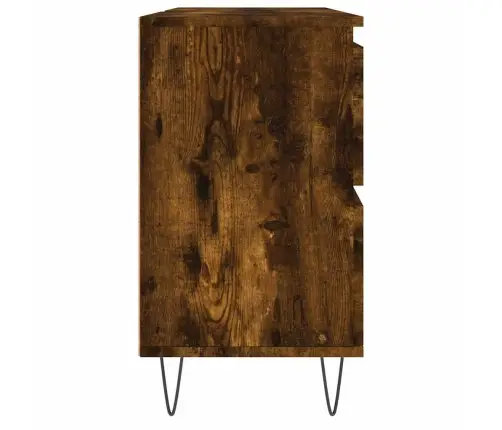 Vonios Kambario Spintelė, Dūminio Ąžuolo, 80X33X60cm Mediena