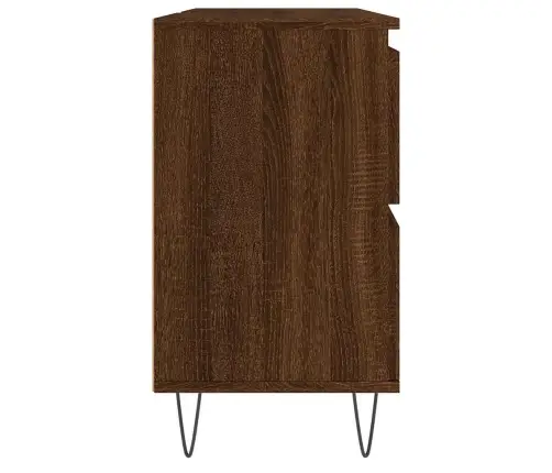 Vonios Kambario Spintelė, Ruda Ąžuolo, 80X33X60cm Mediena