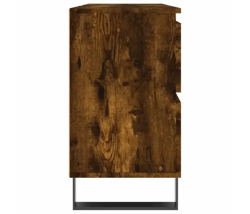 Vannasistabas Skapītis, 80X33X60Cm, Inženierijas Koks, Ozolkoka Vidaxl