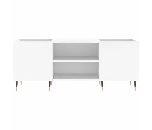 Plaadikapp, Valge, 121 X 38 X 48 cm Tehispuit