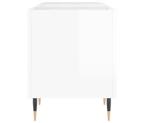 Plaadikapp, Kõrgläikega Valge, 121 X 38 X 48 cm Tehispuit