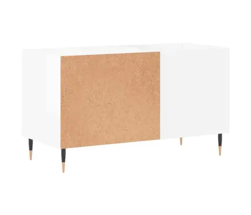 Vinilinių Plokštelių Spintelė, Balta, 85X38X48cm Mediena