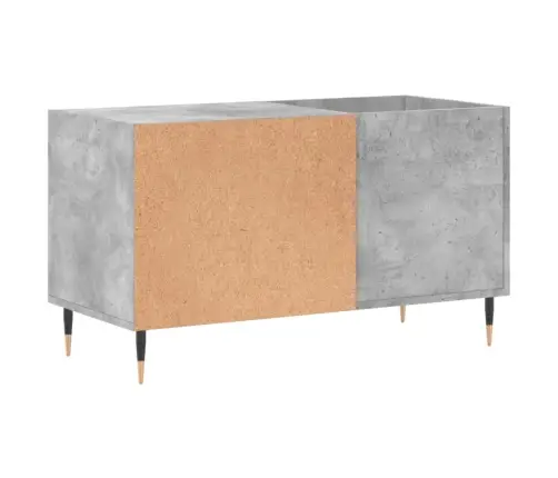 Ierakstu Skapītis, 85X38X48 Cm, Inženierijas Koks, Pelēks Vidaxl