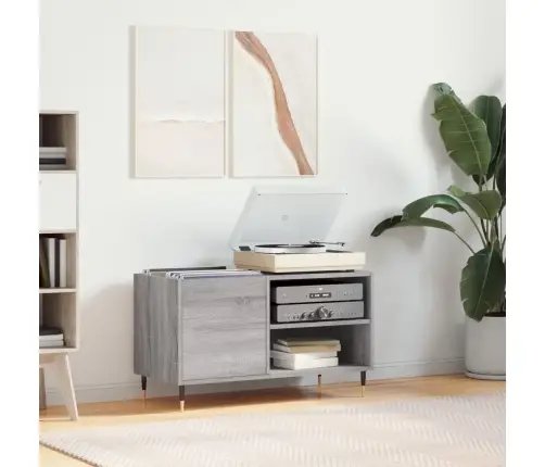 Plaadikapp, Hall Sonoma Tamm, 85 X 38 X 48 cm Tehispuit