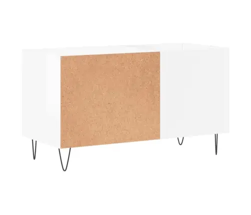 Skapītis, 85X38X48 Cm, Inženierijas Koks, Spīdīgi Balts Vidaxl