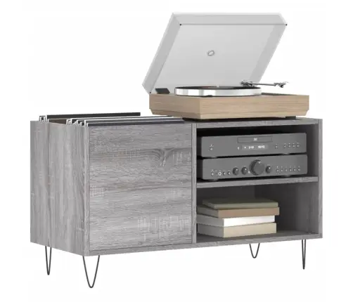 Plaadikapp, Hall Sonoma Tamm, 85 X 38 X 48 cm Tehispuit