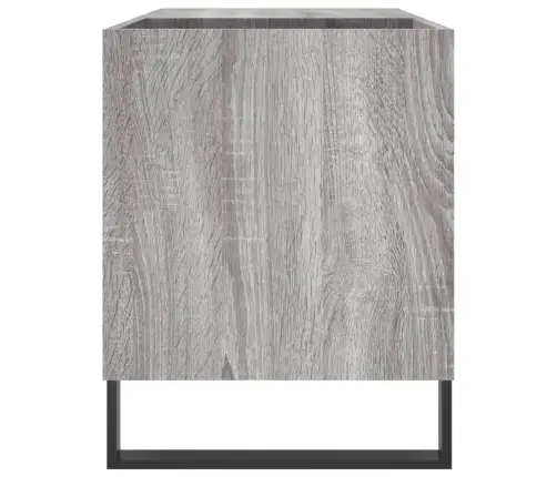 Ierakstu Skapītis, 85X38X48 Cm, Inženierijas Koks, Pelēks Vidaxl