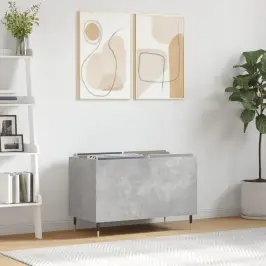 Ierakstu Skapītis, 74,5X38X48 Cm, Inženierijas Koks, Pelēks Vidaxl Ierakstu Skapītis, 74,5X38X48 Cm, Inženierijas Koks, Pelēks Vidaxl